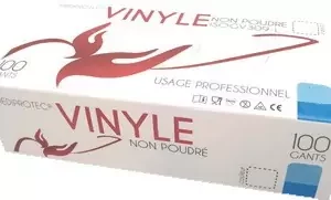 Gants vinyle non poudrés