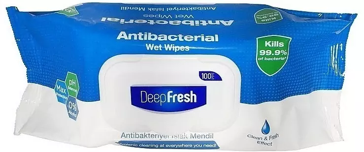 Lingette antibactérienne Deepfresh