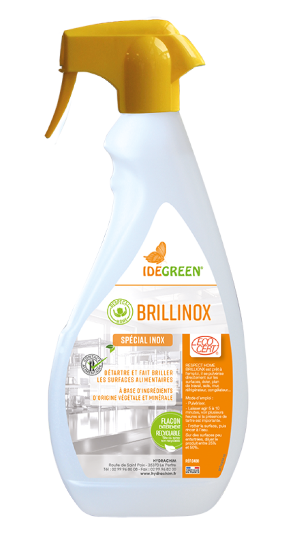 Nettoyant surfaces inox - 750ml
