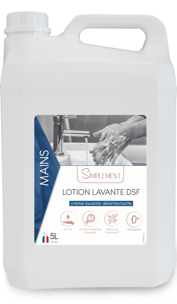 Lotion lavante désinfectante